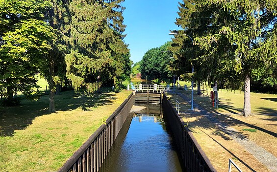Schleuse Marienthal, Foto: Anke Treichel, Lizenz: REGiO-Nord mbH