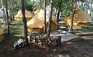 Zelte im A-Bereich, Foto: Irina Zeiger, Lizenz: Gesellschaft für Premiumcamping mbH