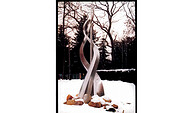 Edelstahlskulptur Winter, Foto: Elke Gründemann, Lizenz: Elke Gründemann
