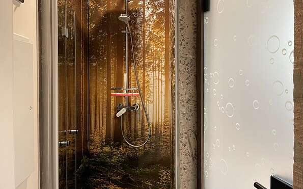 View into the shower of the 4th level, Foto: Ulrike Haselbauer, Lizenz: Tourismusverband Lausitzer Seenland e.V.