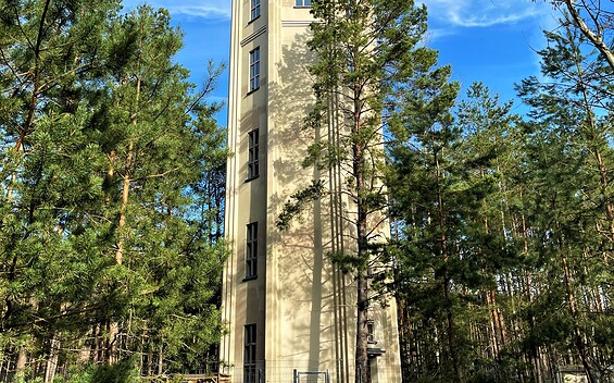 Spreewitz water tower , Foto: Ulrike Haselbauer, Lizenz: Tourismusverband Lausitzer Seenland e.V.