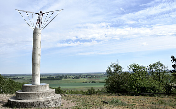 Windharfe auf dem Gollenberg, Foto: Sandra Fonarob, Lizenz: Tourismusverband Havelland e.V.