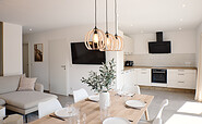 Example image: living room and kitchen area in the Swedish house, Foto: Timotheus Israel, Lizenz: Skan-Park