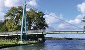 Bicycle bridge over the Dahme near Dolgenbrodt, Foto: Dana Klaus, Lizenz: Tourismusverband Dahme-Seenland e.V.