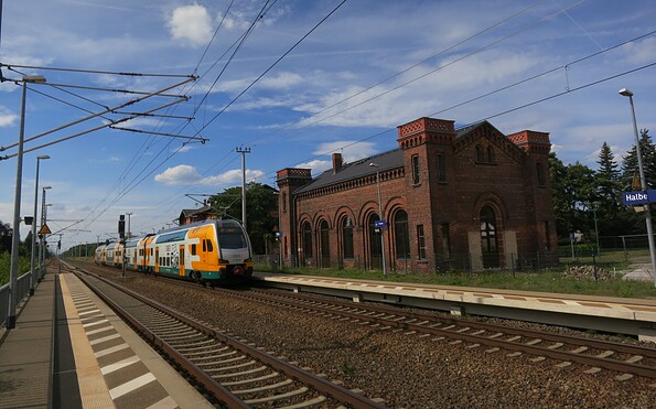 Kaiserbahnhof Halbe, Foto:  Kai-Uwe Thiessenhusen, Lizenz: Amt Burg (Spreewald)