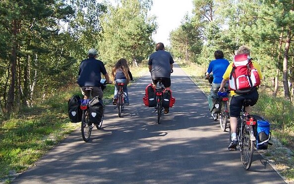 Cyclists on the DahmeRadweg, Foto: Dana Klaus, Lizenz: Tourismusverband Dahme-Seenland e.V.