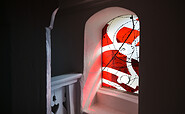 Fensterentwurf von Tony Cragg, Foto: Heiko Rebsch, Lizenz: Evangelische Landeskirche Anhalts