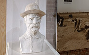 Bust asparagus pioneer Carl Friedrich Wilhelm Herrmann, Foto: Museen Beelitz
