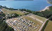 Camping & Caravanplatz am Geierswalder See , Foto: Martin Tinko, Lizenz: Foto: Ferien & Freizeitpark Geierswalde GbR
