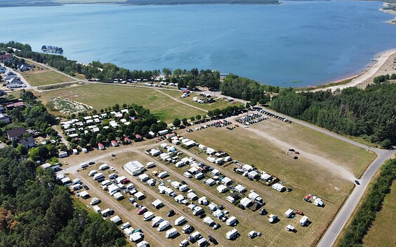 Camping & Caravanplatz am Geierswalder See , Foto: Martin Tinko, Lizenz: Foto: Ferien & Freizeitpark Geierswalde GbR