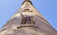 Das Graue Männlein aus den Freibergen am Aussichtsturm, Foto: Boris Aehnelt, Lizenz: Boris Aehnelt
