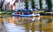 Schlauchboot auf der Schwarzen Elster, Foto: Jens Runge, Lizenz: Jens Runge