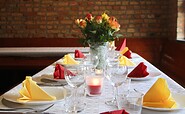 Table set in the Old Bakehouse, Foto: RHGB