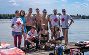 Team event on stand-up-paddle-boards, Foto: Markus Frühbuß, Lizenz: Markus Frühbuß