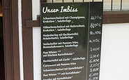 Speisekarte Eiscafé Strandidyll, Foto: Pauline Kaiser, Lizenz: Tourismusverband Dahme-Seenland e.V.