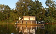 Sauna raft, saunafloß, Foto: Havelsauna Saunafloß/Marian Sievert