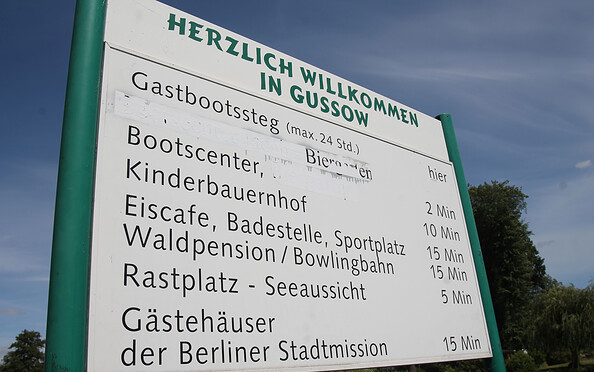Gastliegeplatz Gussow, Foto: Pauline Kaiser, Lizenz: Tourismusverband Dahme-Seenland e.V.