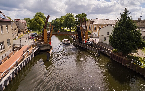 Historische Klappbrücke in Zehdenick, Foto: Thomas Rosenthal, Lizenz: REGiO-Nord mbH