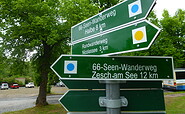 Wanderwegschild, Foto: Dana Klaus, Lizenz: Tourismusverband Dahme-Seenland e.V.