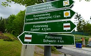 Wanderwegschild, Foto: Dana Klaus, Lizenz: Tourismusverband Dahme-Seenland e.V.