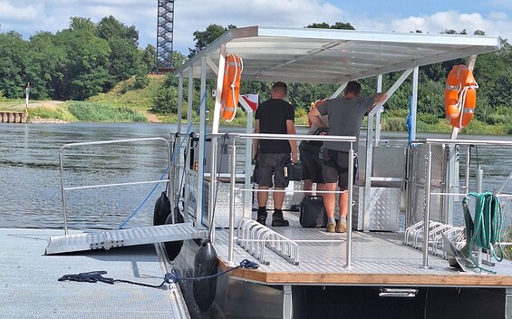 Oder ferry Aurith - Urad, Foto: Marta Sztelmach-Wiecek