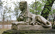 Sphinx im Saßlebener Park., Foto: Matthias Nerenz, Lizenz: Matthias Nerenz