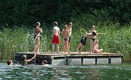 Badespaß, martas Gästehäuser Groß Väter See