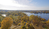Blick vom Flatowturm auf den Park Babelsberg, Foto: André Stiebitz, Lizenz: PMSG SPSG