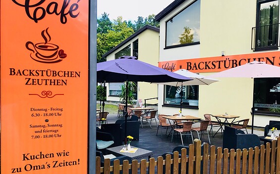 Außenplätze Backstübchen Zeuthen, Foto: ,, Lizenz: Backstübchen Zeuthen