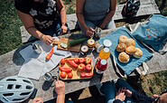 Picknick mit regionalen Produkten in Meseberg, Foto: Nazariy Kryvosheyev, Lizenz: pro agro e.V.