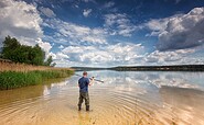Angler am Helenesee, Foto: Florian Läufer, Lizenz: Seenland Oder-Spree
