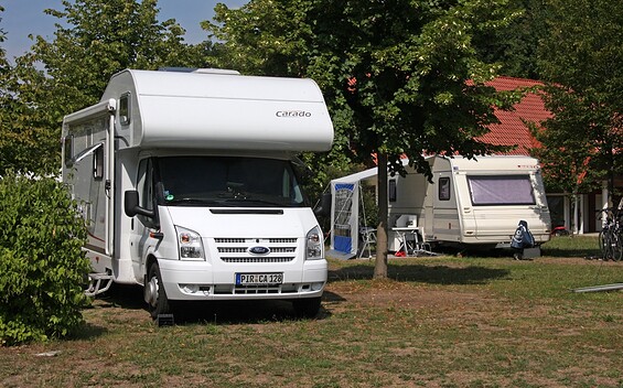 Wohnmobilstellplatz auf dem Campingplatz Stendenitz , Foto: CUR GmbH, Lizenz: CUR GmbH