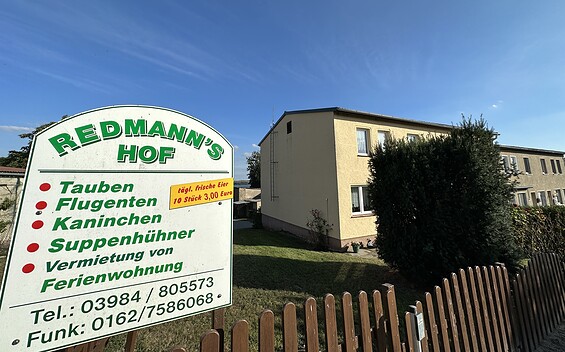 Außenansicht Ferienwohnung Redmanns Hof Zollchow, Foto: Alena Lampe
