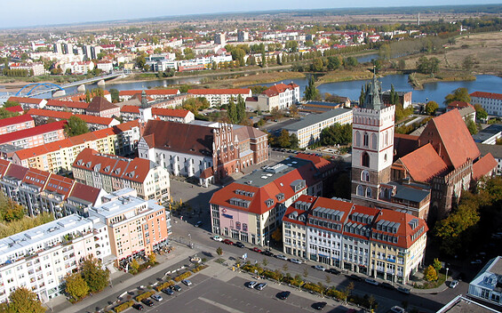 Panorama Frankfurt (Oder) and Slubice, Foto: Messe- und Veranstaltungs GmbH