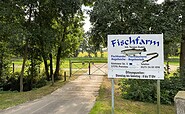 Eingang Fischfarm Torsten Dudda, Foto: Alena Lampe