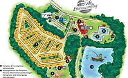 Lageplan des Erlebniscampings Lausitz, Foto: Erlebniscamping Lausitz, Lizenz: Erlebniscamping Lausitz