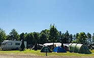 Tents on the campsite, Foto: Silke Philipp, Lizenz: Erlebniscamping Lausitz