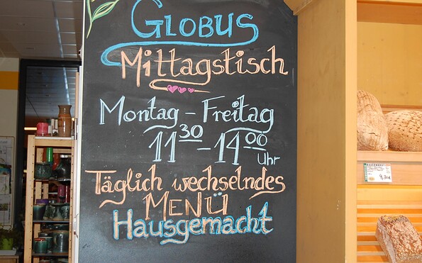 Globus Naturkost Mittagstisch, Foto: Stadt Eberswalde
