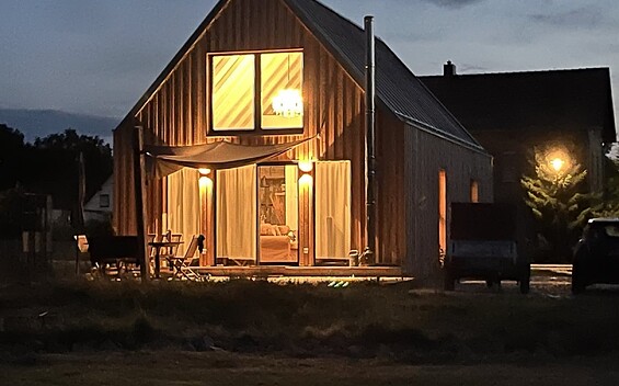 Außenansicht mit Terrasse, Foto: Bernd Liebschner, Lizenz: Bernd Liebschner