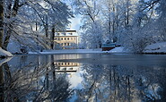 Park und Schloss Branitz - Winteridylle am Schloss, Foto:  Rainer Weisflog, Lizenz: SFPM