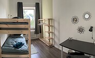Schlafzimmer Doppelstockbett, Foto: Ferienwohnung Gubener Neißeglück 23 , Lizenz: Ferienwohnung Gubener Neißeglück 23