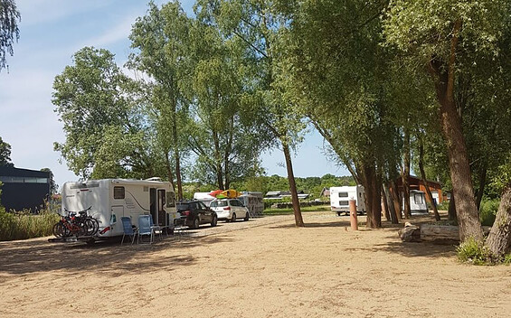 Wohnmobilstellplätze im Marina Park Eberswalde