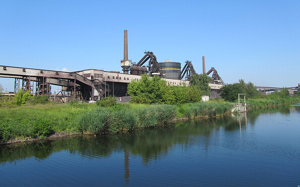 Stahlwerk Arcelor Mttal in Eisenhüttenstadt, Foto: Sandra Haß, Lizenz: Seenland Oder-Spree