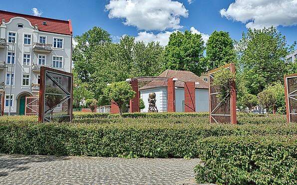 wikipedia-monument in Slubice , Foto: Stadtmarketing Frankfurt (Oder)