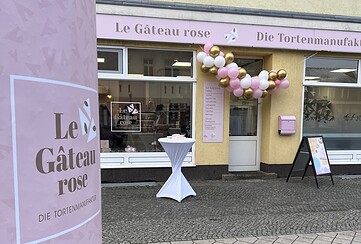Ladenansicht der Tortenmanufaktur in Fürstenwalde, Foto: Nadine Weber