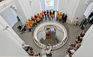 Veranstaltung im historischen Treppenhaus, Foto: Michael Lüder, Lizenz: Stiftung Großes Waisenhaus zu Potsdam