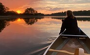 Kanadier Templin bei Sonnenuntergang, Foto: Joachim Lange, Lizenz: Joachim Lange