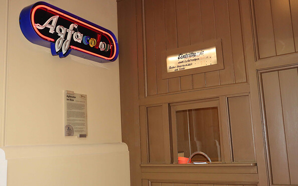 Historische Details im Kino-Foyer, Foto: Stadt Beelitz