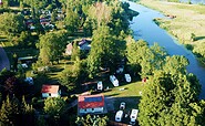 Luftbild Campingplatz am ODerstrom, Foto: Roy Schmidt, Lizenz: Roy Schmidt