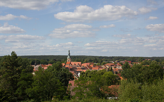 Blick auf das Thermalsoleheilbad Bad Belzig, Foto: Bansen/Wittig